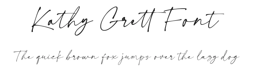 Kathy Grett Font by bodig — Serif Font