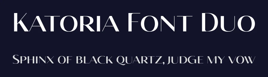 Katoria Font Duo by Doratypefoundry — Sans Serif Font — thumbnail 2