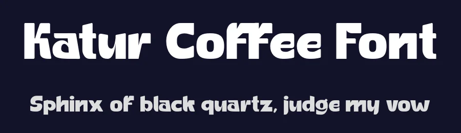 Katur Coffee Font by Illushvara Design — Display Font — thumbnail 2