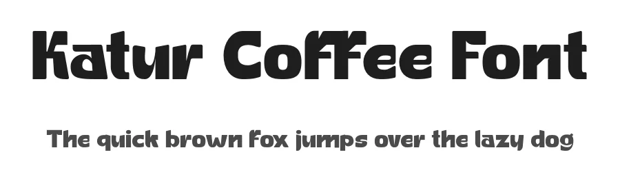 Katur Coffee Font by Illushvara Design — Display Font