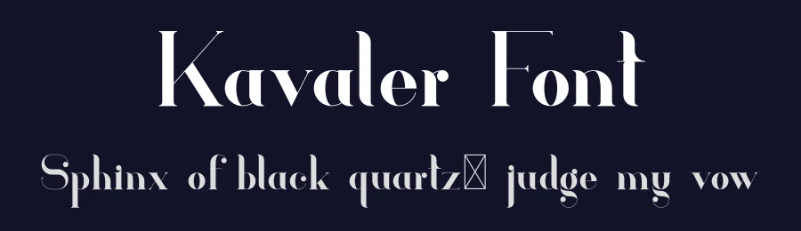 Kavaler Font by vp_creative_shop — Serif Font — thumbnail 2