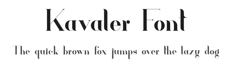 Kavaler Font by vp_creative_shop — Serif Font