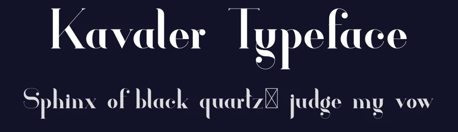 Kavaler Typeface by vp_creative_shop — Serif Font — thumbnail 2