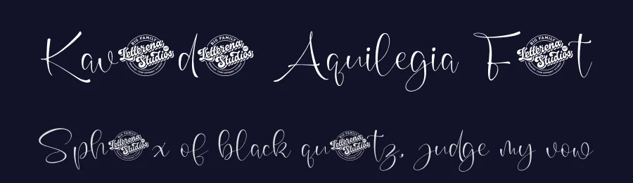 Kavender Aquilegia Font by letterenastudios — Script Handwritten Font — thumbnail 2