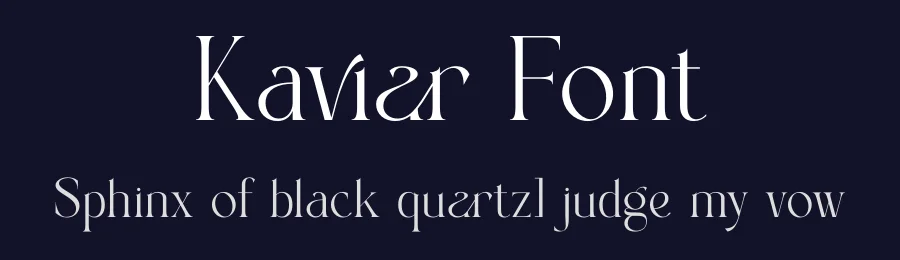 Kaviar Font by SURATMI — Serif Font — thumbnail 2