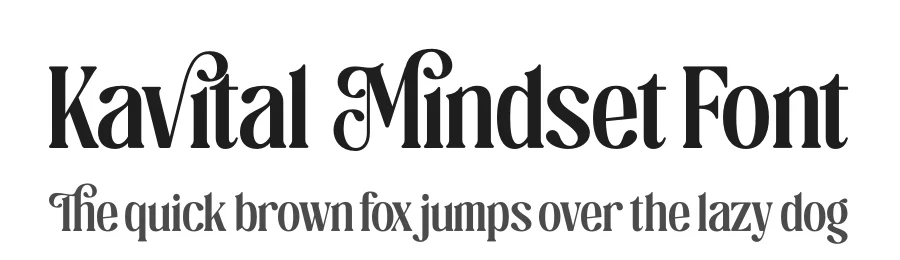 Kavital Mindset Font by timelesstype.co — Serif Font