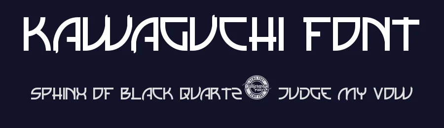 Kawaguchi Font by CalligraphyFonts.net — Sans Serif Font — thumbnail 2