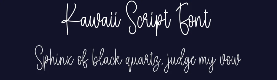 Kawaii Script Font by creativeletter — Script Handwritten Font — thumbnail 2