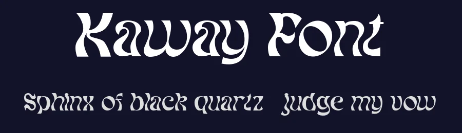 Kaway Font by Fontliner — Display Font — thumbnail 2