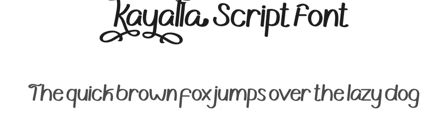 Kayalla Script Font by inermediaSTUDIO — Script Handwritten Font