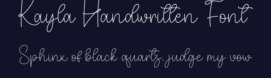 Kayla Handwritten Font by andikastudio — Script Handwritten Font — thumbnail 2