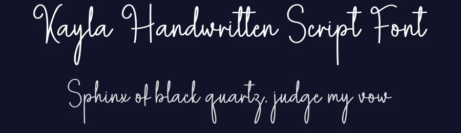 Kayla Handwritten Script Font by andikastudio — Script Handwritten Font — thumbnail 2