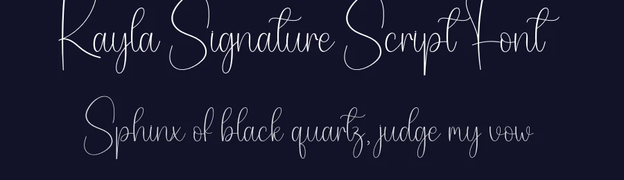Kayla Signature Script Font by creativeletter — Script Handwritten Font — thumbnail 2