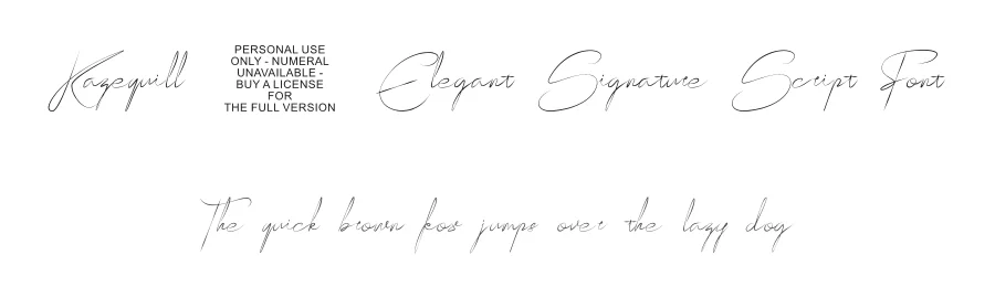 Kazequill – Elegant Signature Script Font by ArtiXLabs — Script Handwritten Font