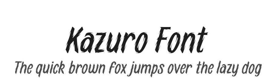 Kazuro Font by alit design — Decorative Font