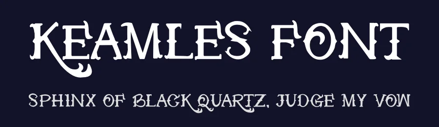 Keamles Font by letterfiastudio — Blackletter Font — thumbnail 2