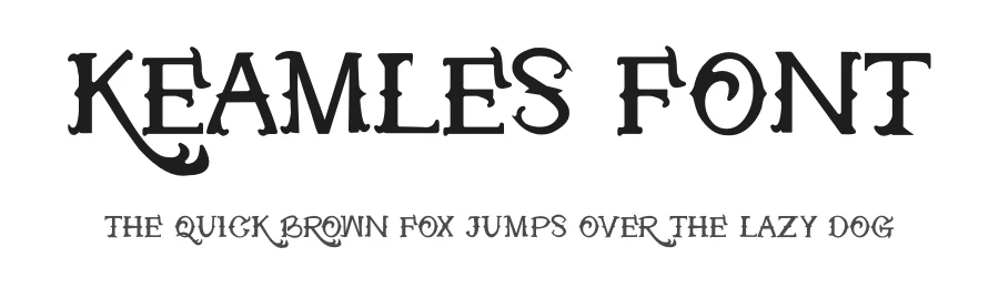 Keamles Font by letterfiastudio — Blackletter Font
