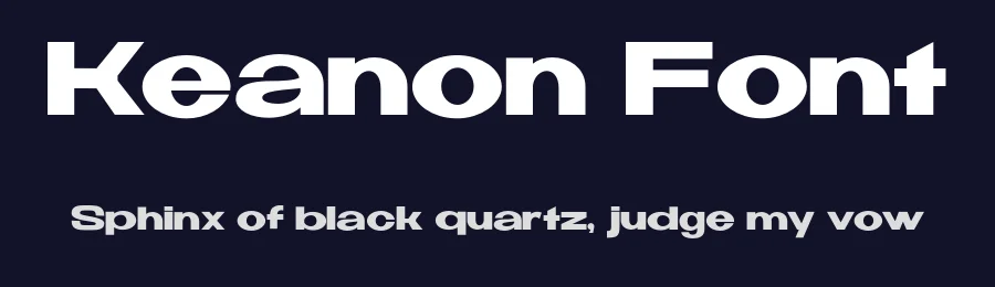 Keanon Font by Mofr 24 — Sans Serif Font — thumbnail 2