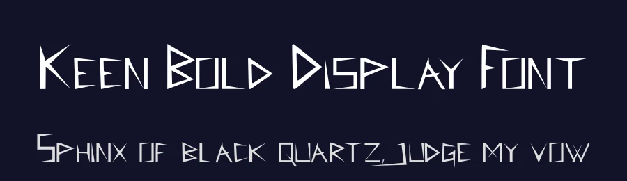 Keen Bold Display Font by chasim — Serif Font — thumbnail 2