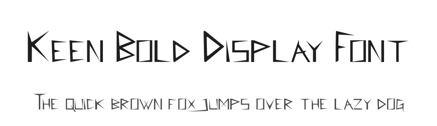 Keen Bold Display Font by chasim — Serif Font