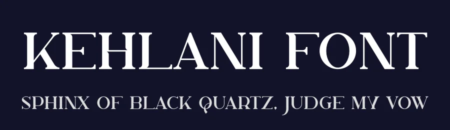 Kehlani Font by vpcreativeshop — Display Font — thumbnail 2
