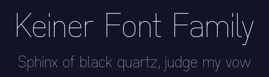 Keiner Font Family by Hanken Design Co. — Sans Serif Font — thumbnail 2