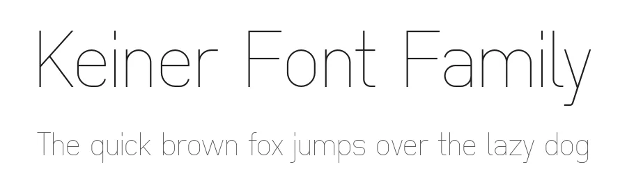 Keiner Font Family by Hanken Design Co. — Sans Serif Font