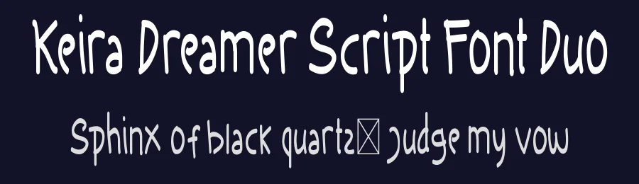 Keira Dreamer Script Font Duo by edricstudio — Script Handwritten Font — thumbnail 2
