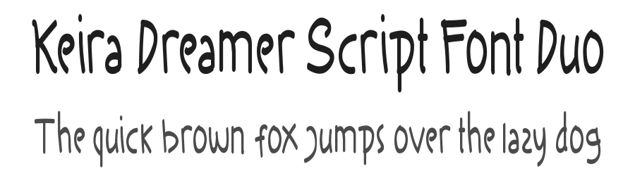 Keira Dreamer Script Font Duo by edricstudio — Script Handwritten Font