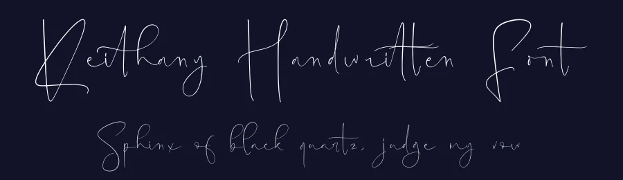 Keithany Handwritten Font by Operatype.Co — Display Font — thumbnail 2