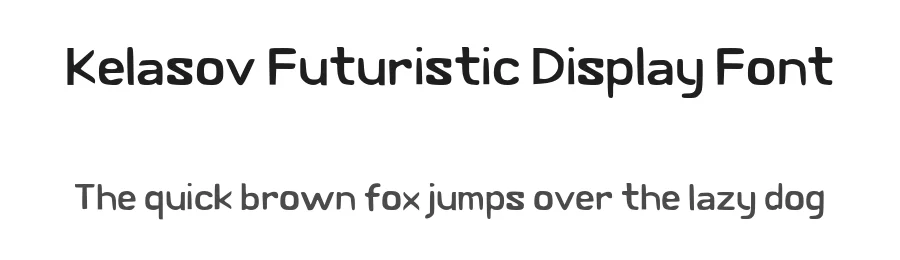 Kelasov Futuristic Display Font by Mei Suseno — Display Font