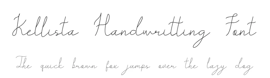 Kellista Handwritting Font by edricstudio — Script Handwritten Font