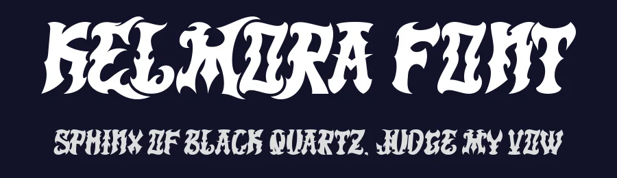 Kelmora Font by Letterara Studio — Blackletter Font — thumbnail 2