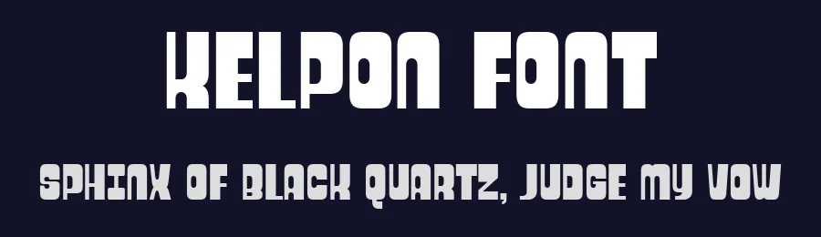 Kelpon Font by Pekotype — Display Font — thumbnail 2