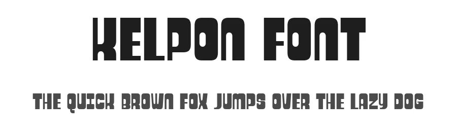 Kelpon Font by Pekotype — Display Font