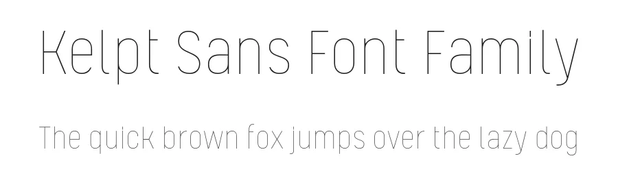 Kelpt Sans Font Family by Typesketchbook — Sans Serif Font