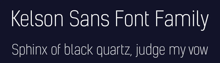 Kelson Sans Font Family by Fontfabric — Sans Serif Font — thumbnail 2