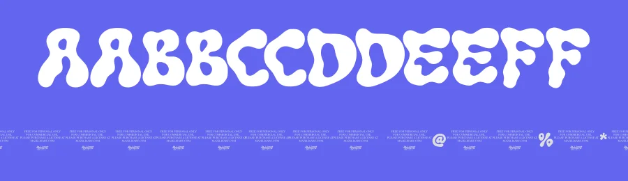 Kemarow – Psychedelic font by majelis art — Decorative Font — thumbnail 3