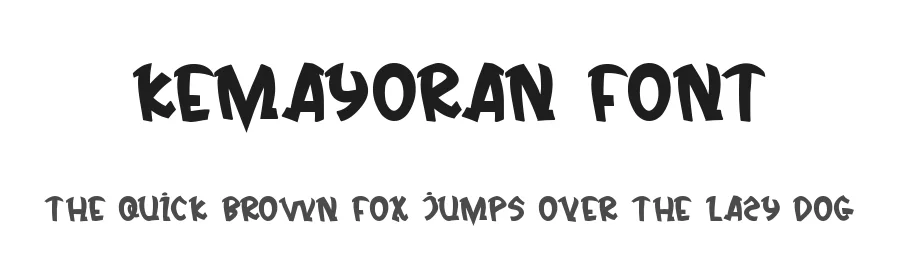 Kemayoran Font by edricstudio — Display Font