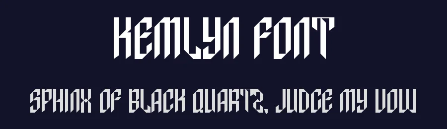 Kemlyn Font by Studio TRQ — Display Font — thumbnail 2