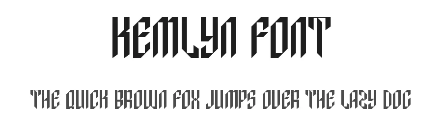 Kemlyn Font by Studio TRQ โ Display Font