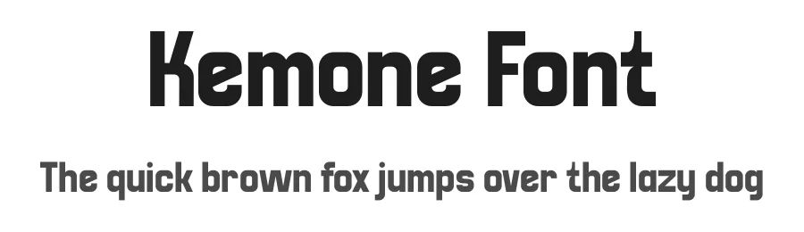Kemone Font by Marvadesign — Sans Serif Font