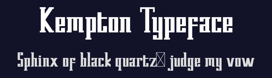 Kempton Typeface by edricstudio — Script Handwritten Font — thumbnail 2