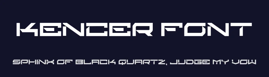 Kencer Font by hayoyuka8 — Display Font — thumbnail 2