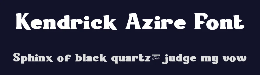 Kendrick Azire Font by edricstudio — Display Font — thumbnail 2