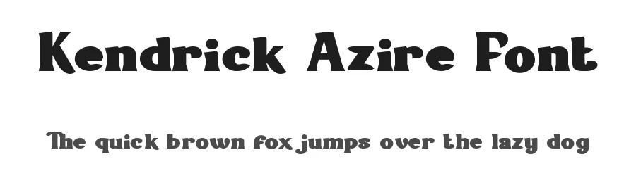 Kendrick Azire Font by edricstudio — Display Font