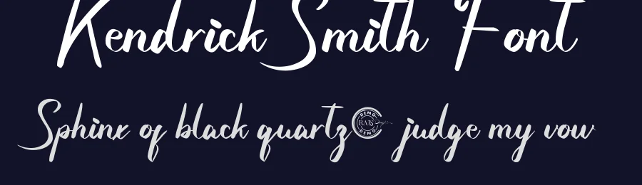 Kendrick Smith Font by RaisProject — Script Handwritten Font — thumbnail 2
