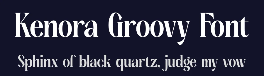 Kenora Groovy Font by timelesstype.co — Display Font — thumbnail 2
