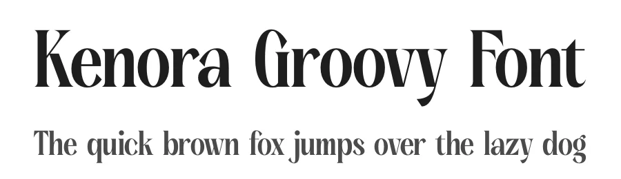 Kenora Groovy Font by timelesstype.co — Display Font