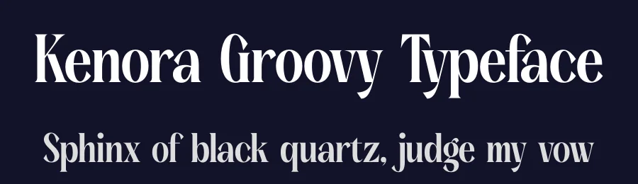 Kenora Groovy Typeface by timelesstype.co — Display Font — thumbnail 2